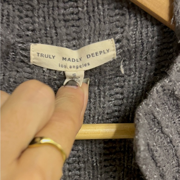 Truly Madly Deeply Grey Cardigan - Picture 4 of 5